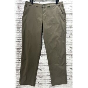 Lululemon ABC Trouser Pants Classic Fits Mens 34x29 Brown Warpstreme LM5AR2S